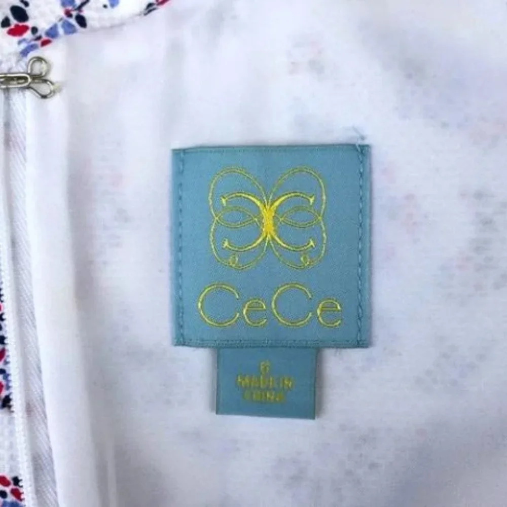 CeCe Mosaic Cutout Fit & Flare Dress - Picture 5 of 6